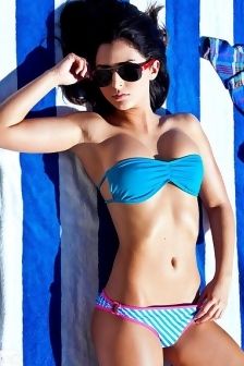 Courtney Nikole Playboy Girl Sunbathing By The Pool