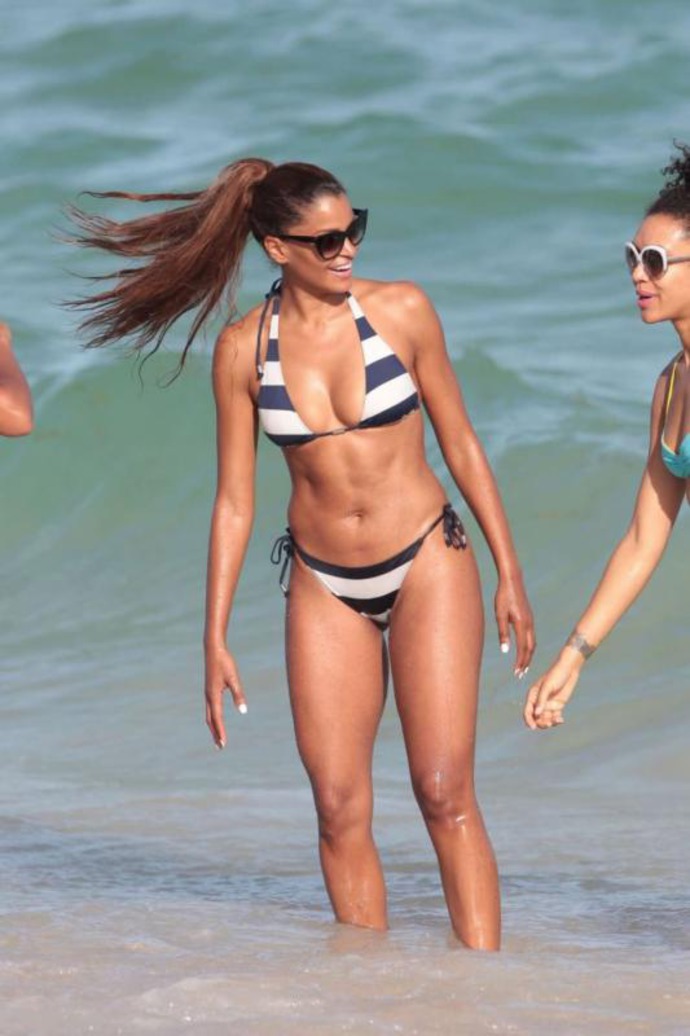 Claudia Jordan On The Beach 04