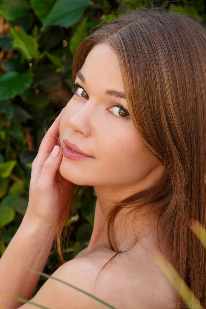 Naughty Nedda A loves feeling the afternoon sun 01