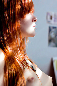 Redhead Beauty Posing
