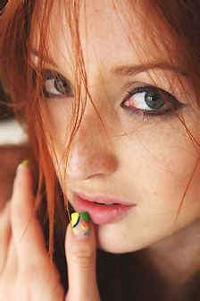 Michelle Gorgeous Redhead Babe